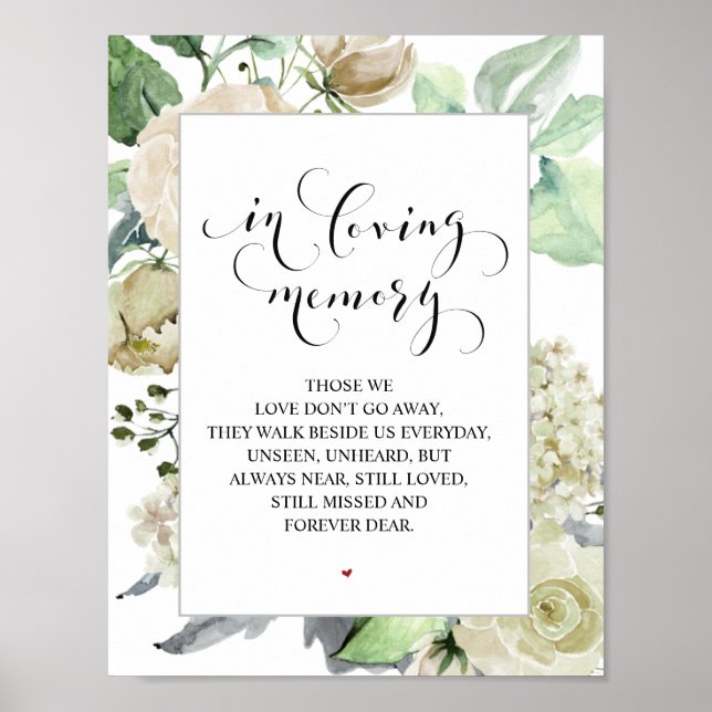 Poster Panneau de la table commémorative de mariage class (Devant)