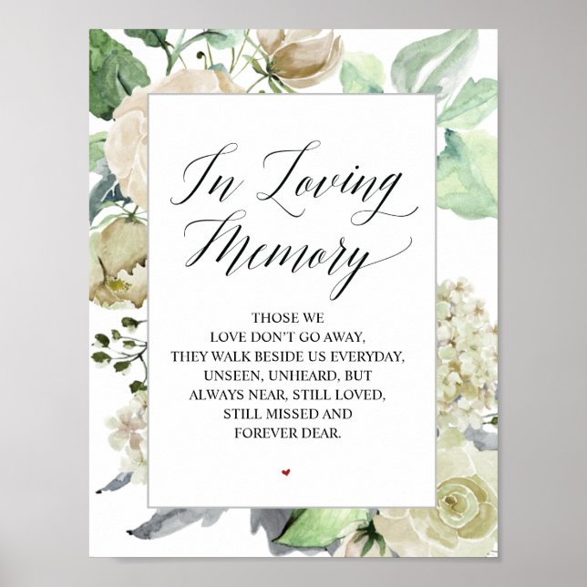 Poster Panneau de la table commémorative de mariage class (Devant)