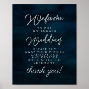 Poster Panneau de la table Mariage débranchée de la marin