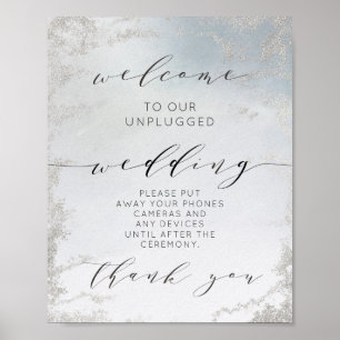 Poster Panneau de la table Mariage débranchée Ombre Dusty