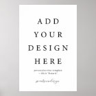 Panneau de l'affiche verticale/portrait 24x36"