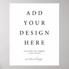 Panneau de l'affiche verticale/portrait de 16 x 20