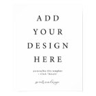 Panneau de l'affiche verticale/portrait de 16 x 20