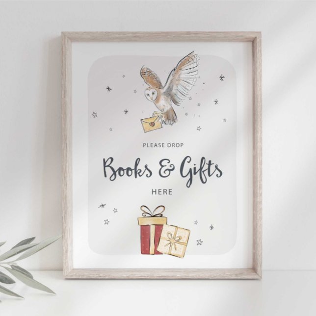 Poster Panneau de l'Assistant Livres et Cadeaux (Créateur téléchargé)