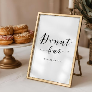 Poster Panneau de Mariage de calligraphie moderne