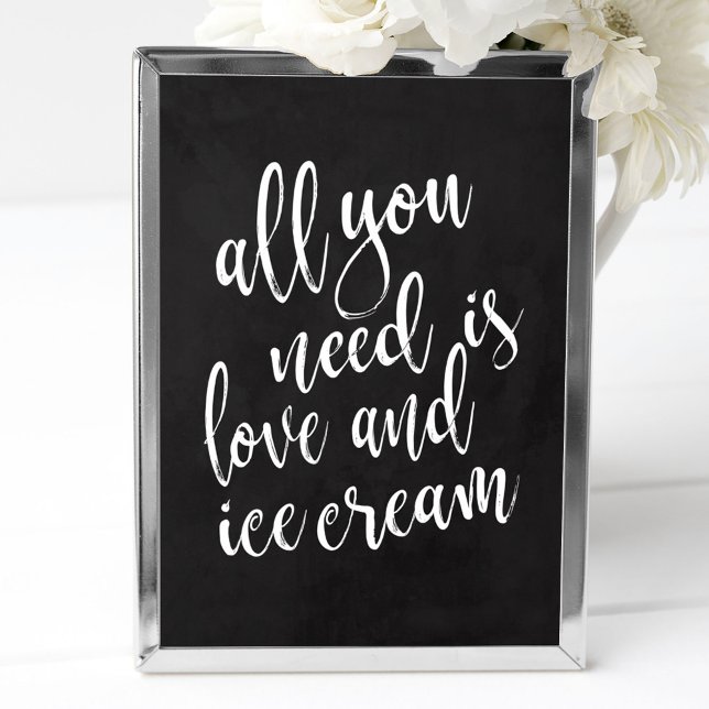 Poster Panneau de mariage de la station de crème glacée 8 (Créateur téléchargé)