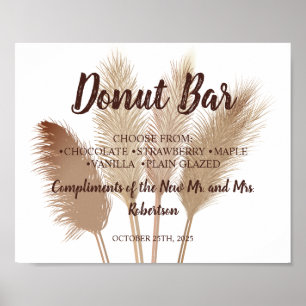 Poster Panneau de mariage de salle de douche de mariage d