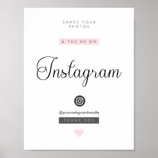 Poster Panneau de médias sociaux Airbnb/Vacances