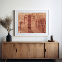 Panneau de Pictographie Boukhorn Wash Spirits Utah