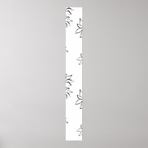 Poster Panneau de piédestal gris Davy