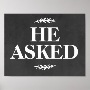 Poster Panneau de Prop de Photo de Fiançailles de Mariage