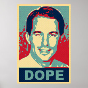 Poster Panneau de protestation contre la Dope Scott Walke
