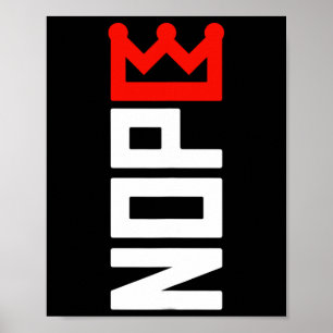 Poster Panneau de protestation No Kings Vertical