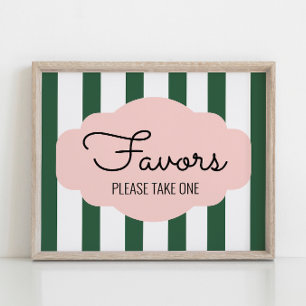 Poster Panneau de remerciement pour Baby Shower Beverly H