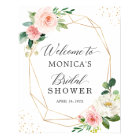 Panneau de signalisation de mariage floral avec bl