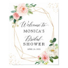 Panneau de signalisation de mariage floral avec bl