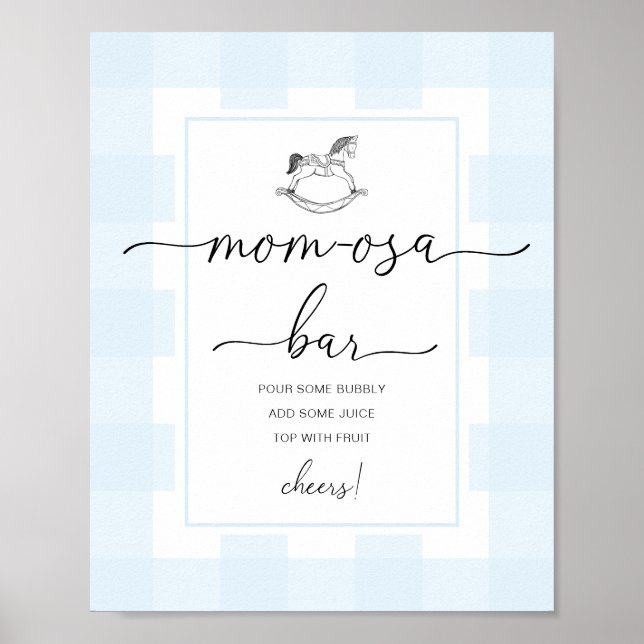 Poster Panneau de signalisation du bar Mom-osa Rocking Ho (Devant)