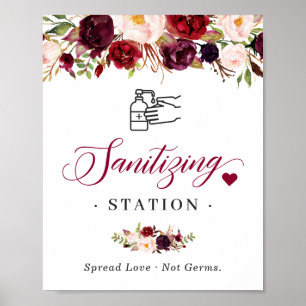 Poster Panneau de station d'assainissement Bourgogne Blus