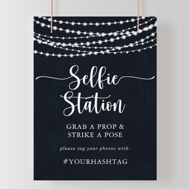 Poster Panneau de station Selfie Rustique (Créateur téléchargé)