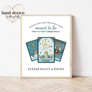 Poster Panneau de table Baby shower Tarot Frameable Boiss