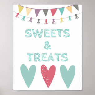 Poster Panneau de table de dessert pour Fiesta