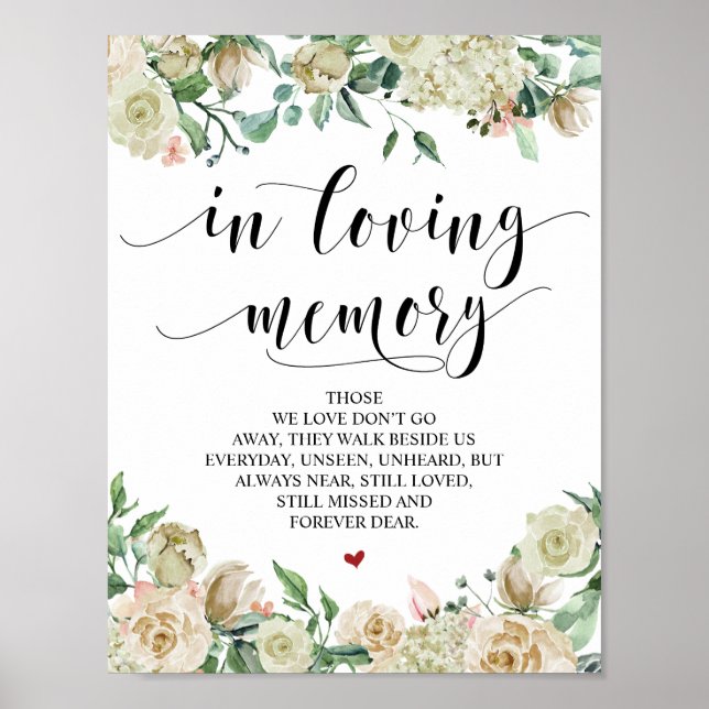 Poster Panneau de table de mariage de printemps neutre à  (Devant)