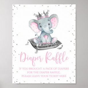 Poster Panneau de table pour jeu de diaper pour Baby Show