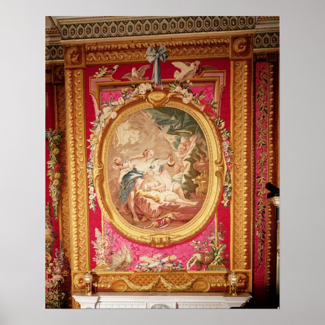 Poster Panneau de tapisserie représentant Cupid et Psyche (Devant)