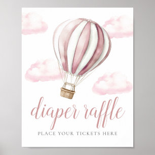 Poster Panneau de tirage au sort de couche pour Baby Show