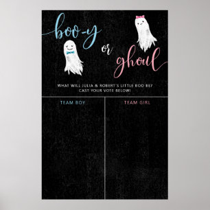 Poster Panneau de vote Halloween Ghost Genre