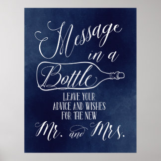 Poster Panneau du livre d'hôtes - Message dans une boutei