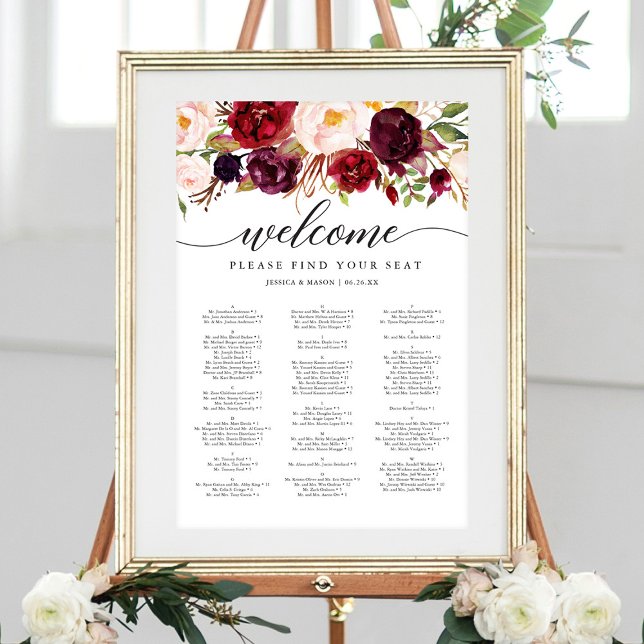 Poster Panneau du Mariage de la marsala de Bourgogne (Créateur téléchargé)