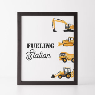 Poster Panneau du poste d'alimentation d'anniversaire du 