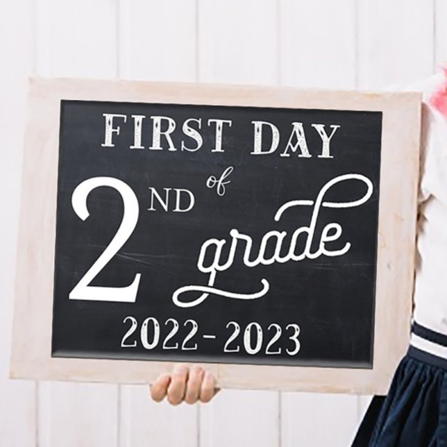 Poster Panneau du premier jour d'école  (Créateur téléchargé)