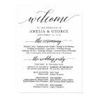 Panneau du programme de mariage d'accueil