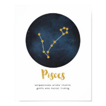 Panneau étoile Pisces