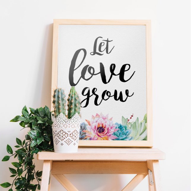 Poster Panneau Faisons Grandir l'Amour (Créateur téléchargé)