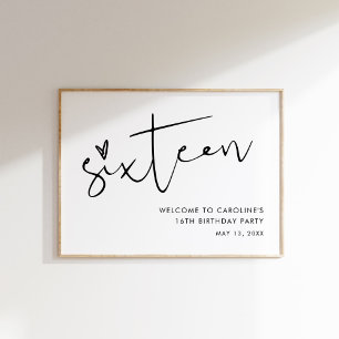 Poster Panneau fléché STELLA Mariage Réservoir de cette f