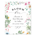 Panneau fleur sauvage à fleur ou à barre de fleurs