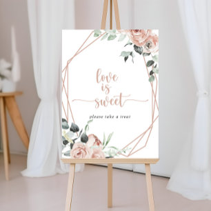 Poster Panneau Fleurs de Rose Poussiéreuse Classique Amou