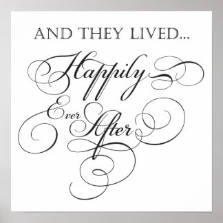 Poster Panneau Happy End