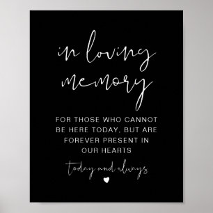 Poster Panneau JOVI Black Edgy En Mémoire Affectueuse