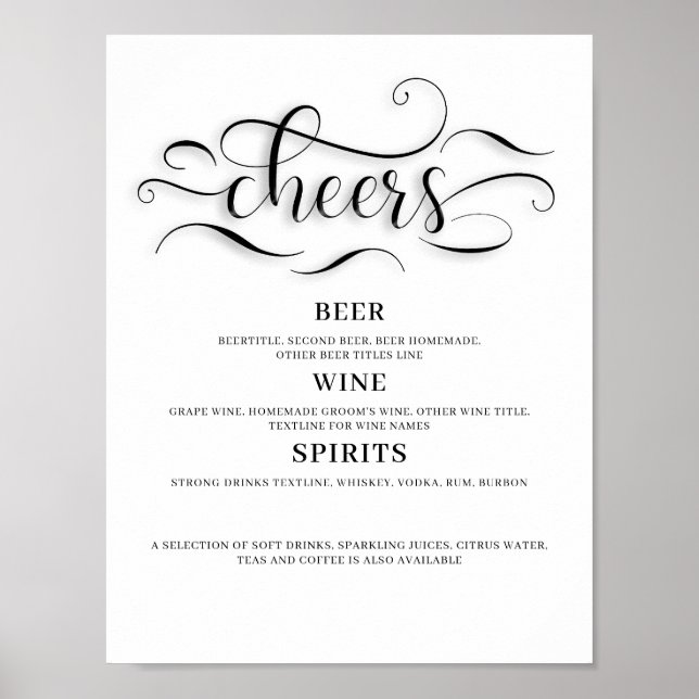 Poster Panneau Mariage (Devant)