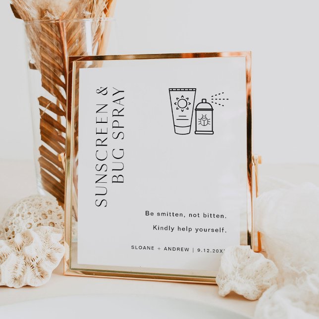 Poster Panneau Mariage À Écran LARGE Et Bogue (Créateur téléchargé)