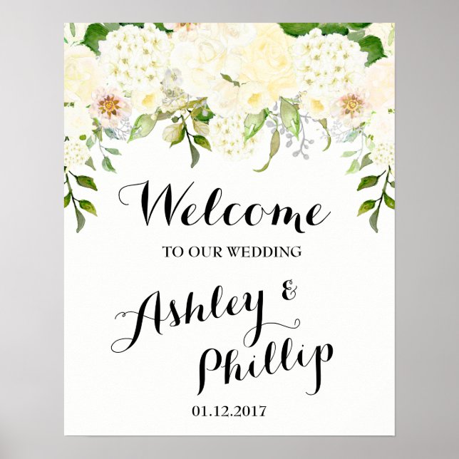 Poster Panneau Mariage d'accueil (Devant)
