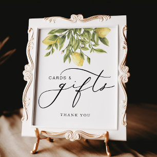 Poster Panneau Mariage Lemon Amalfi Cartes et Cadeaux