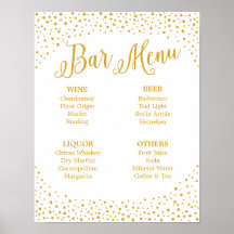 Panneau mariage - Menu Confetti Panneau Mariage