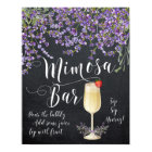 Panneau Mariage Mimosa Bar Lilac lavande violette