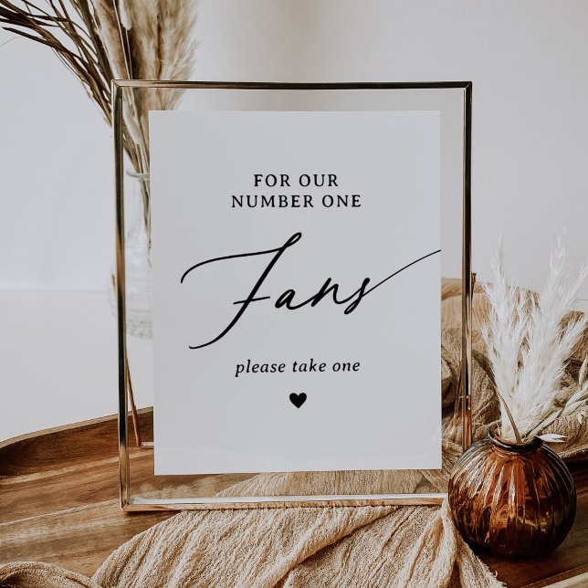 Poster Panneau Mariage minimaliste moderne numéro un vent (Créateur téléchargé)