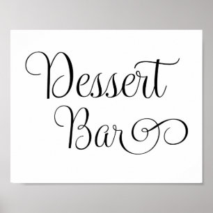 Poster Panneau mariage - Panneau de la barre du désert